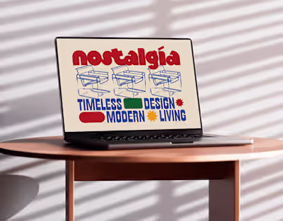 Nostalgia Furniture Shop Inspired by the 90s