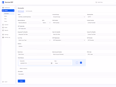 ERP - Simplified Finance and Automated Workflow