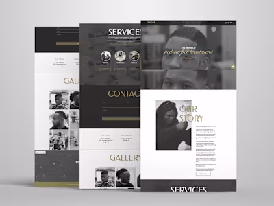 Wix Website Design for Famous Hair