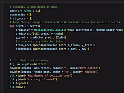 Machine Learning models