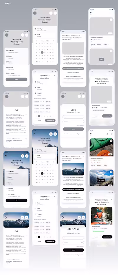 Travel and Activity platform | OTR