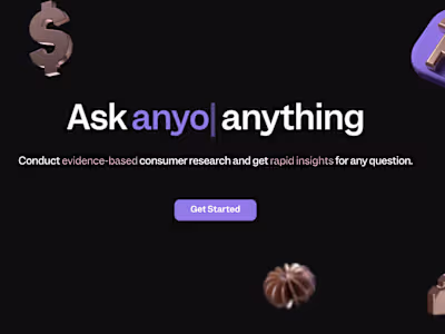 Build a landing page for a leading fintech company