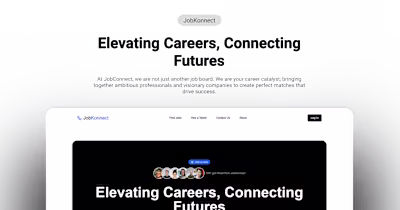 JobKonnect - Connect with Your Dream Career