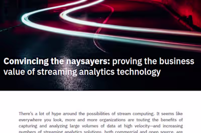 Streaming Analytics Blog