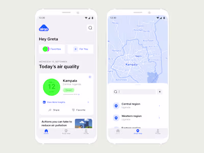 Air Pollution Tracking App