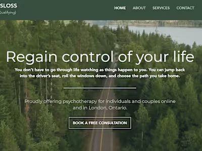 Website Copy for Psychotherapist