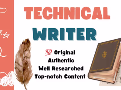 Technical Writing and Article writing