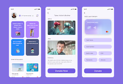 Mobile app for 360 Health Care