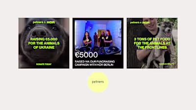 HÖR x Petners Livestream Fundraiser Campaign