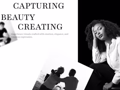 Monochrome Creative Studio Landing Page Design