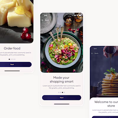 Food Ordering Mobile App 