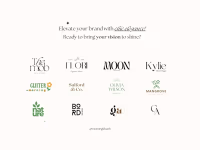 Logo Designs by @morningkhanh