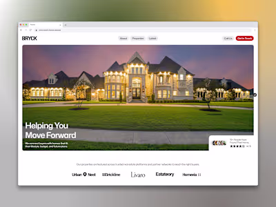 Made this Real Estate website fully responsive using Framer.