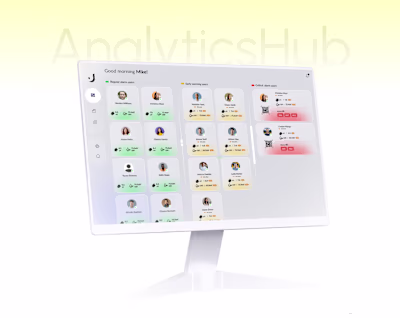 Real-time monitoring dashboard