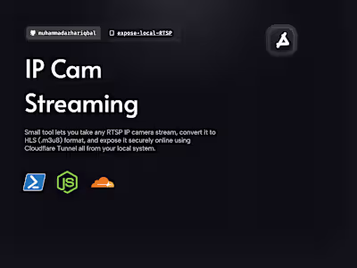 Local RTSP to HLS Stream Conversion