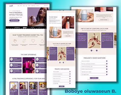 Snif Homepage Redesign