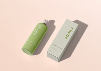 Rhode: redesigning a skincare & beauty brand in minimalism