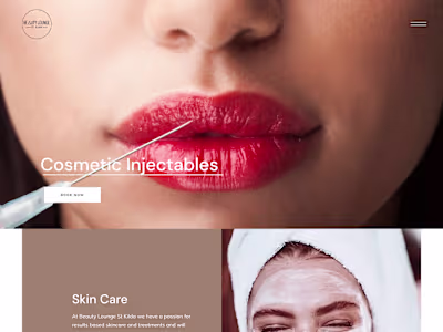 Beauty Clinic WordPress Website Design and Development