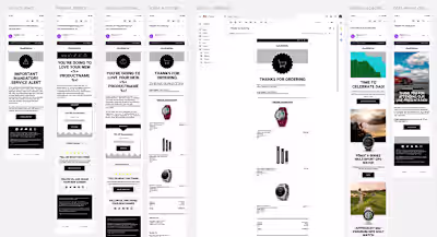 Garmin Email Redesign & Email Design System
