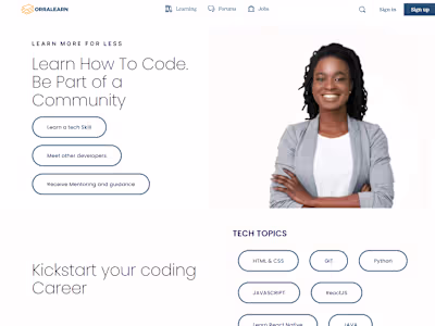 Orralearn E-learning platform