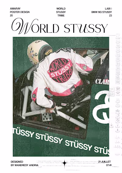 World Stüssy Tribe- Poster design