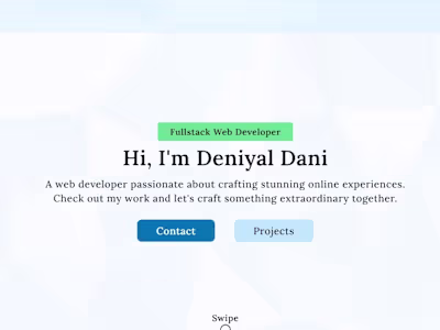 Deniyal Dani | Fullstack Dev