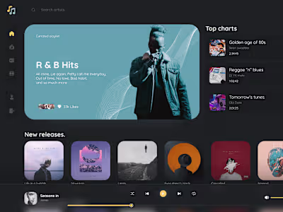 Musica - A music streaming application