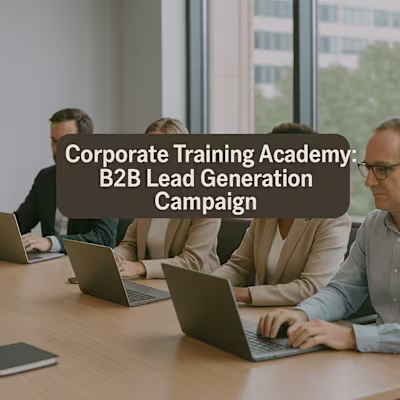 Corporate Training Academy: B2B Lead Generation Campaign