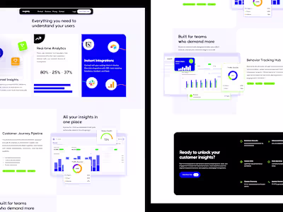 Data, Analytics & AI Website Template for Framer