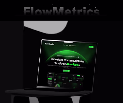 Flow Metrics - Saas Website Landing Page