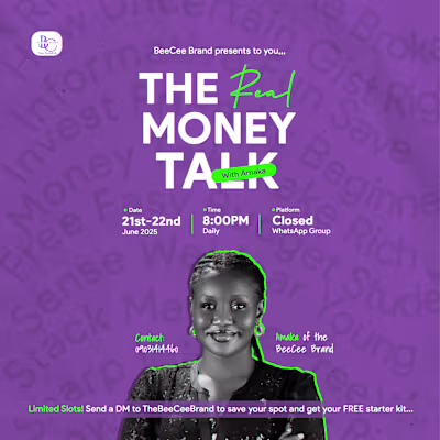 The Real money Talk with Amaka