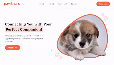 Pawtners: A pet adoption web application