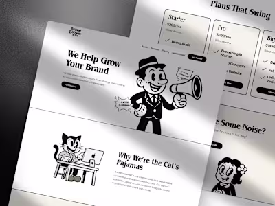 BrandBooster & Co. Framer Template Design