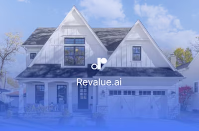 Revalue AI Real estate mobile app.