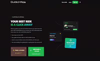 Mountain Bike Ride Guide Platform Development