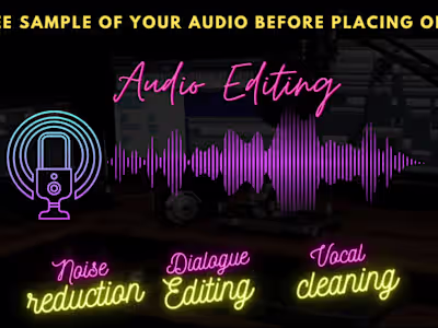 Remove background noise from your audio