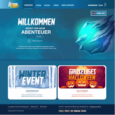 Minecraft ReturnCraft Tebex Store