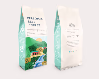 Personal Best Coffee - Packaging