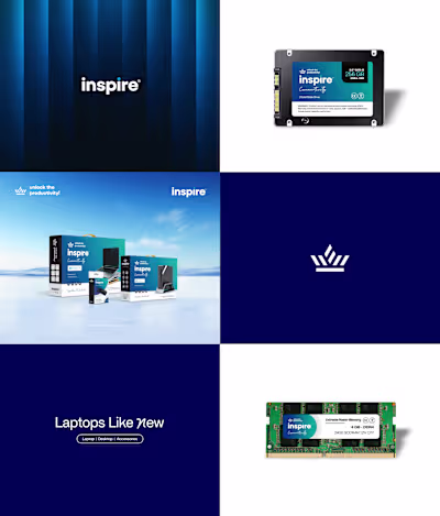 Inspire - Tech Brand Identity