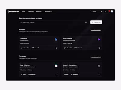 UI designs