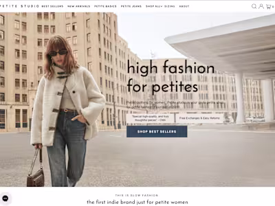 High-Performance E-Commerce Platform for Petite Studio