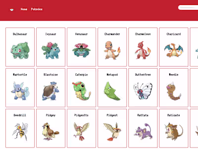 Pokédex - Data Display