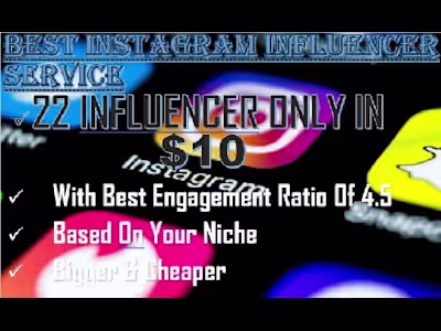 Find the best instagram influencer with the best engagement %