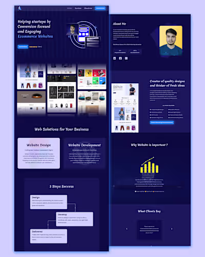 Modern Portfolio website