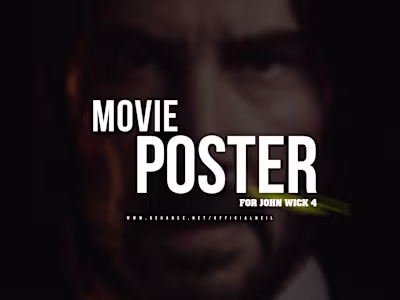 John Wick 4 Movie Poster Design
