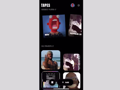 Developed Tapes, an all-in-one iOS