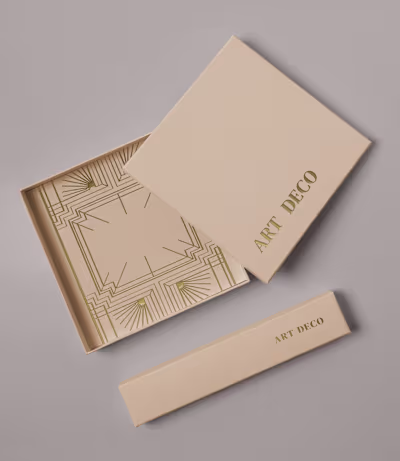 Art Deco-Inspired Box Packaging Design