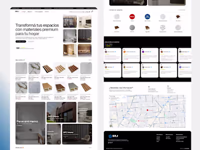 SRJ Tu Hogar | Framer E-commerce with Shopify Integration