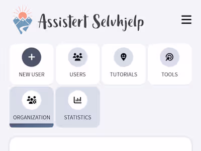 Logg inn for helsepersonell | Assistert Selvhjelp
