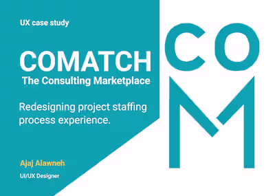 Comatch Consulting UX Case Study 